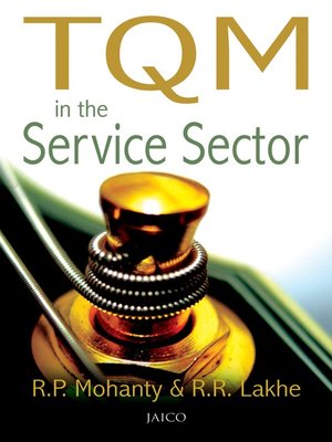 cover image of TQM in the Service Sector